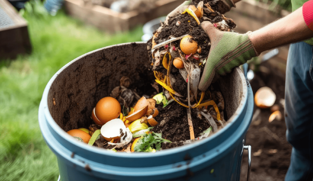 compostagem orgânica de alimentos