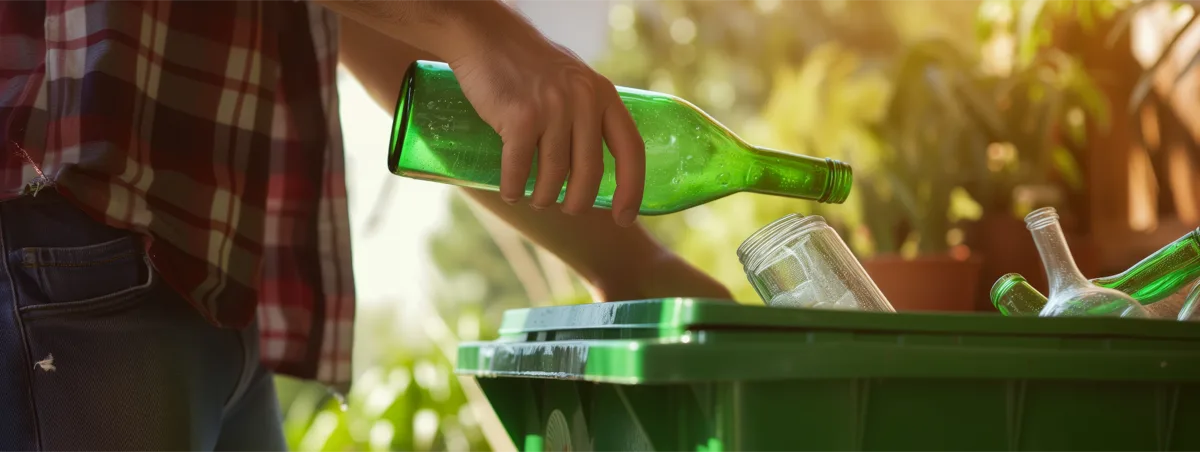 Reciclagem Garrafa de Vidro